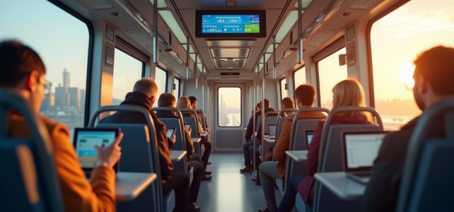 Mobilité connectée : comment les nouvelles technologies transforment les trajets en train